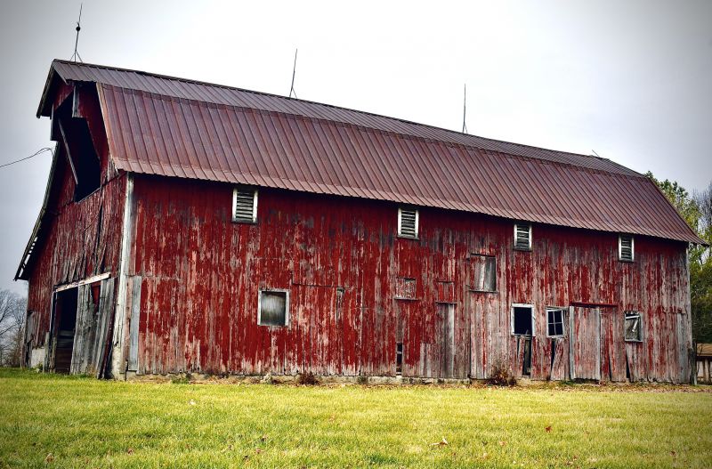 Completed Barn Roof