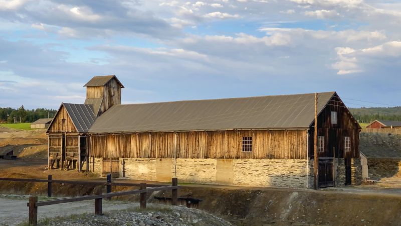 Completed Barn Roof with Metal Panels